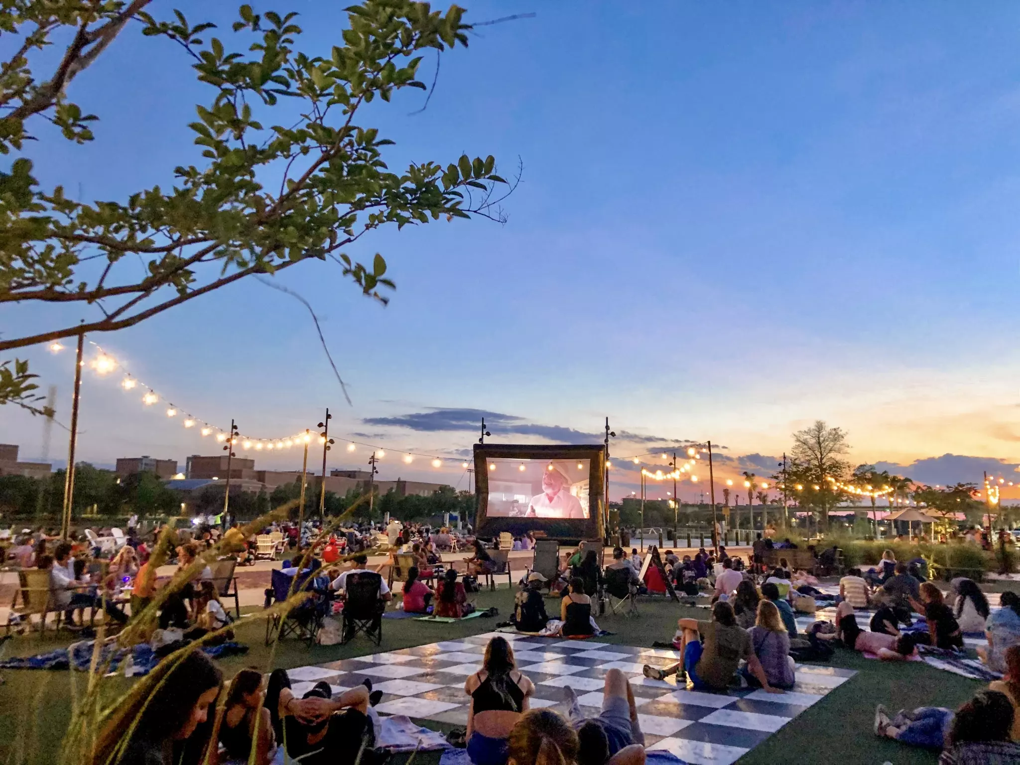 Movie on the Lawn Jurassic Park Heights District